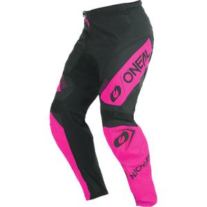 Dámské motokrosové kalhoty O'Neal Element Racewear černo-růžové