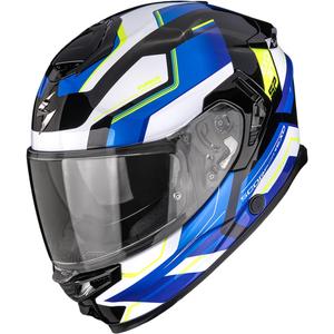 Integrální helma na motorku Scorpion EXO-GT SP Air Arkon černo-bílo-modrá