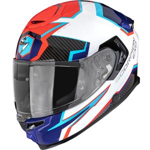 Integrální helma na motorku Scorpion EXO-GT SP Air Atlas bílo-modro-červená