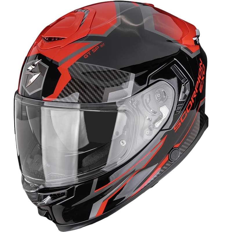 Integrální helma na motorku Scorpion EXO-GT SP Air Atlas černo-červená