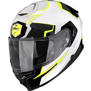 Integrální helma na motorku Scorpion EXO-GT SP Air Atlas bílo-černo-fluo žlutá