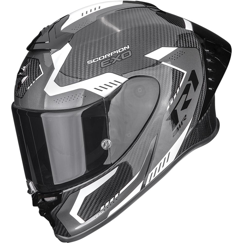 Integrální helma na motorku Scorpion EXO-R1 EVO II Air Propel černo-bílá