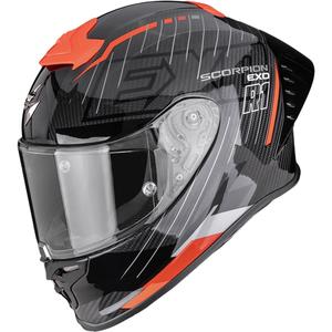 Integrální helma na motorku Scorpion EXO-R1 EVO II Air Surge černo-červená