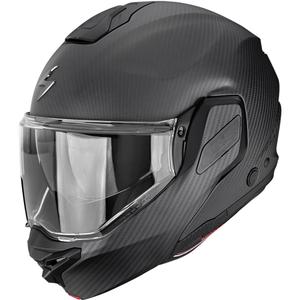 Překlápěcí helma na motorku Scorpion EXO-TECH II Carbon Solid matná černá