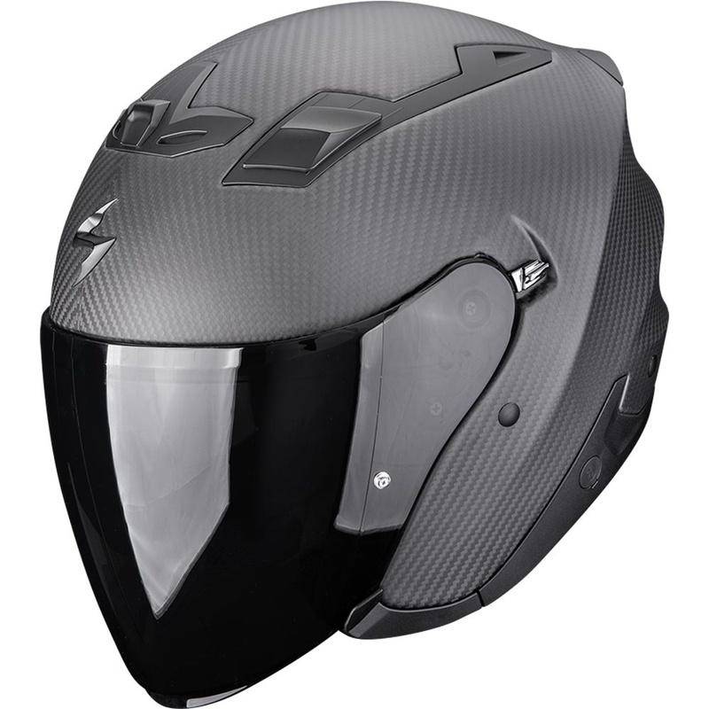 Otevřená helma na motorku Scorpion EXO-Z1 Carbon Solid matná černá