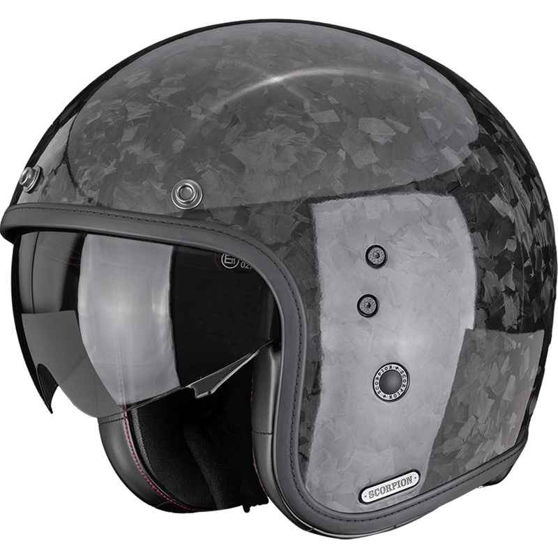 Otevřená helma na motorku Scorpion Belfast II Carbon Onyx černá