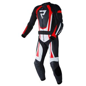 Kombinéza na motorku Rebelhorn Piston II PRO černo-bílo-fluo červená výprodej
