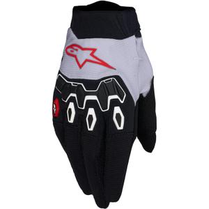 Motokrosové rukavice Alpinestars Full Bore V2 světle šeříkovo-černo-červené