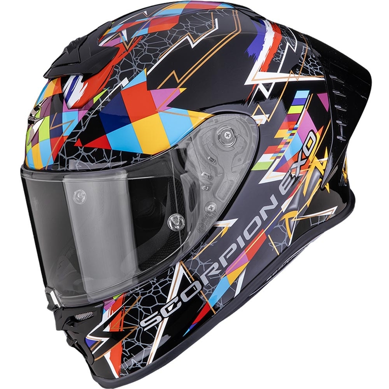 Integrální helma na motorku Scorpion EXO-R1 EVO II Air Pouls černo-vícebarvená