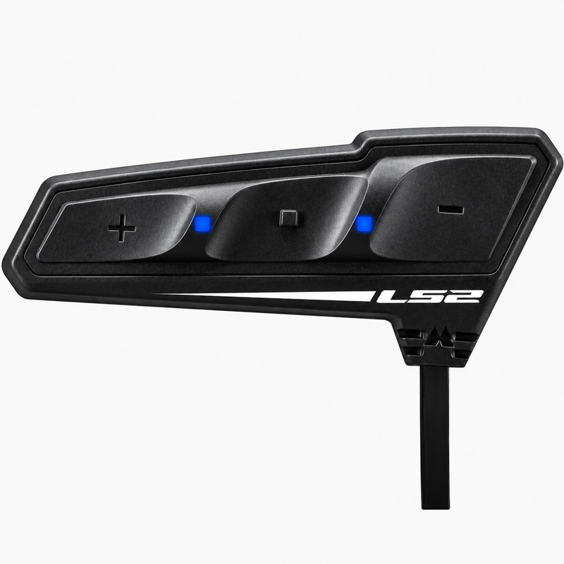 Bluetooth intercom LS2 Spectrum EVO černý