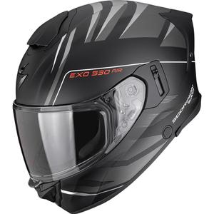 Integrální helma na motorku Scorpion EXO-530 Air Tigris matná černo-stříbrná