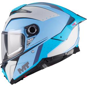 Integrální helma na motorku MT Thunder 4 R SV Wind Tunnel C7 matná modro-šedá