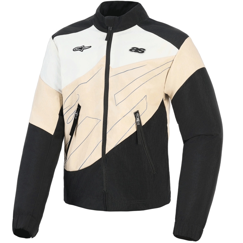 Dámská bunda na motorku Alpinestars Stella Moshell černo-pískovo-bílo-růžová