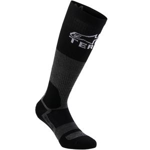Ponožky Alpinestars AT 8 Merino šedo-černé