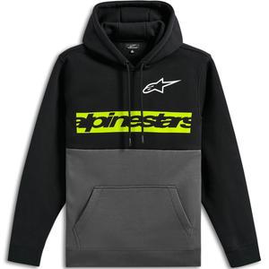 Mikina Alpinestars Parallel Hoodie černo-šedá