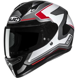 Integrální helma na motorku HJC C10 Cric MC1 černo-bílo-červená