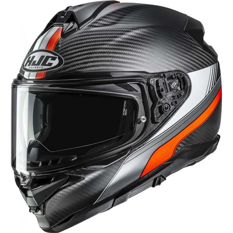 Integrální helma na motorku HJC F72 Carbon Eos MC6HSF černo-oranžová