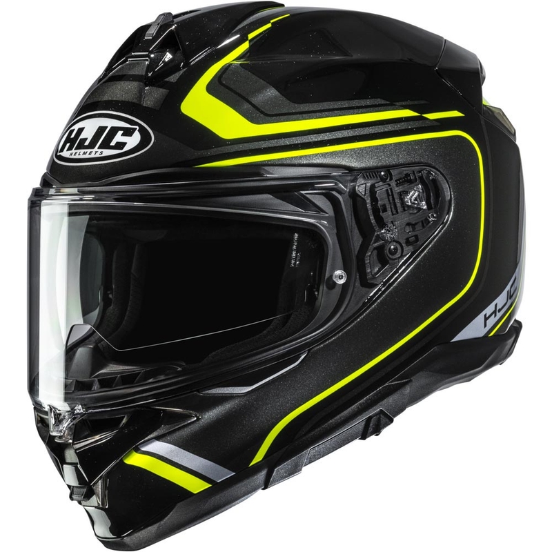 Integrální helma na motorku HJC F72 Oflo MC3H černo-fluo žlutá
