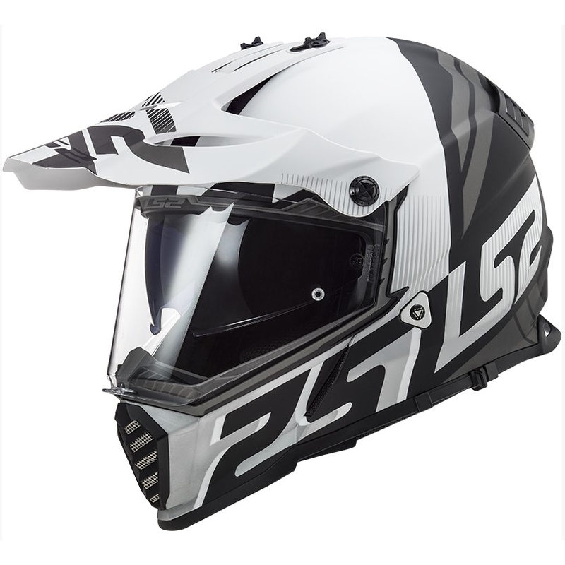 Enduro přilba LS2 MX436 Pioneer EVO Evolve bílo-šedo-černá výprodej