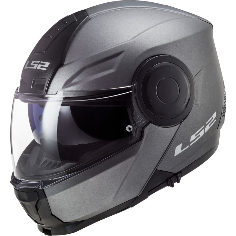 Vyklápěcí přilba na motorku LS2 FF902 Scope Solid titanová matná