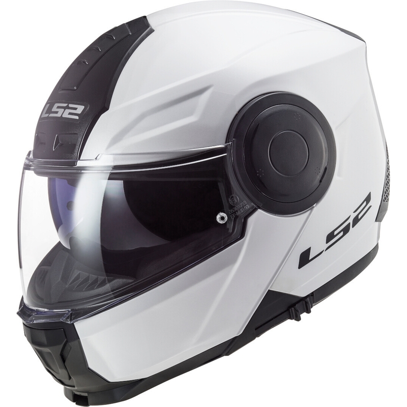 Vyklápěcí přilba na motorku LS2 FF902 Scope Solid bílá