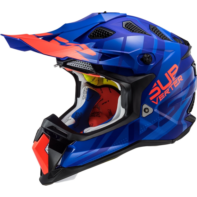 Motokrosová přilba LS2 MX470 Subverter Troop modro-oranžová výprodej