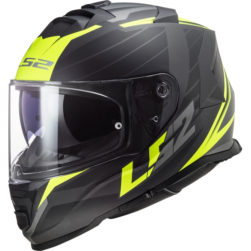 Integrální přilba na motorku LS2 FF800 Storm Nerve černo-fluo žlutá