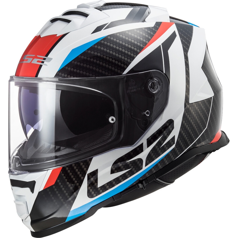 Integrální přilba na motorku LS2 FF800 Storm Racer černo-bílo-červeno-modrá