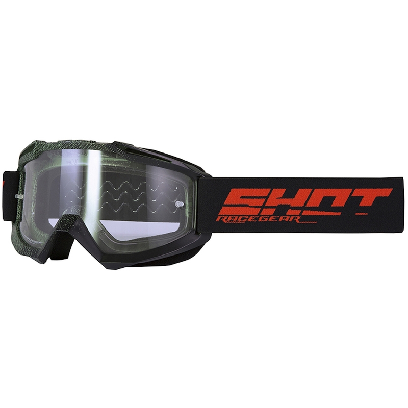 Motokrosové brýle Shot Assault Elite černo-zelené