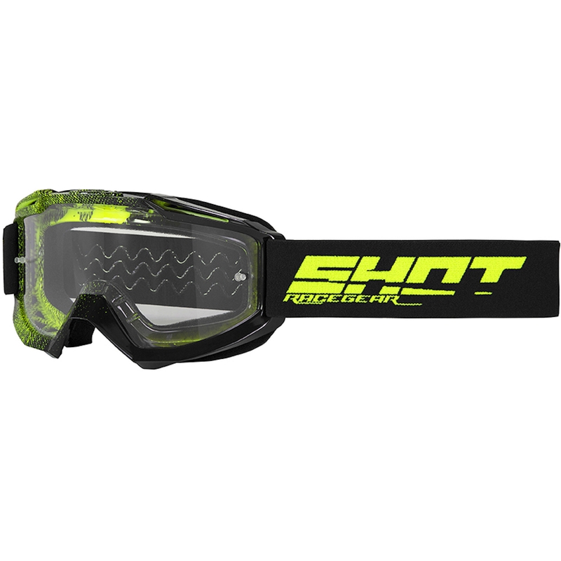 Motokrosové brýle Shot Assault Elite černo-fluo žluté