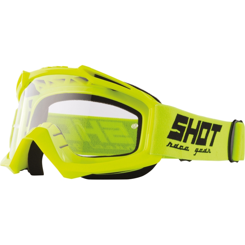 Motokrosové brýle Shot Assault Solid fluo žluté
