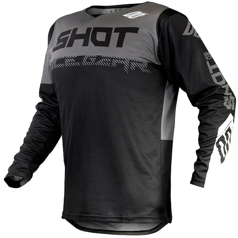 Motokrosový dres Shot Contact Trust černo-šedý výprodej