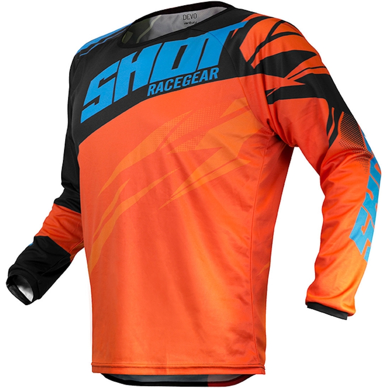 Motokrosový dres Shot Devo Ventury oranžovo-černo-modrý
