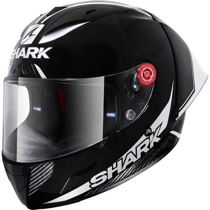 Integrální přilba SHARK RACE-R PRO GP 30th Anniversary černo-bílá