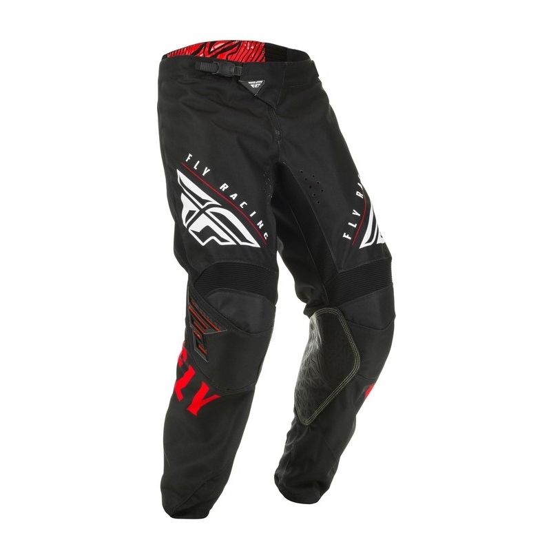 Motokrosové kalhoty FLY Racing Kinetic K220 červeno-černo-bílé