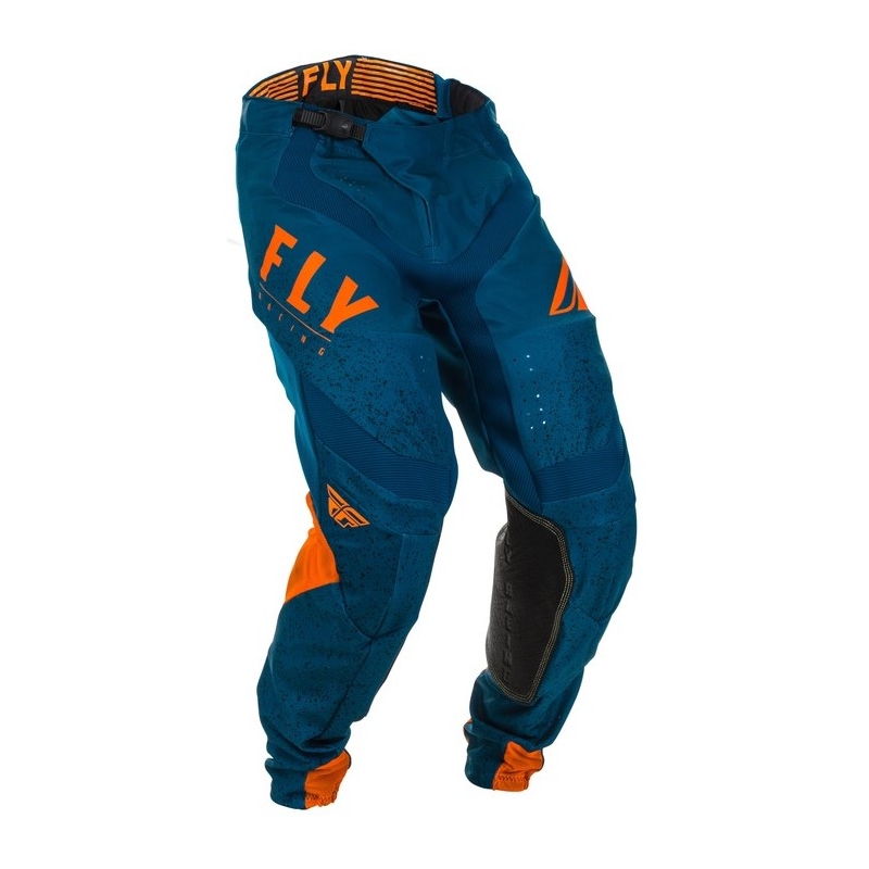 Motokrosové kalhoty FLY Racing Lite 2020 oranžovo-modré
