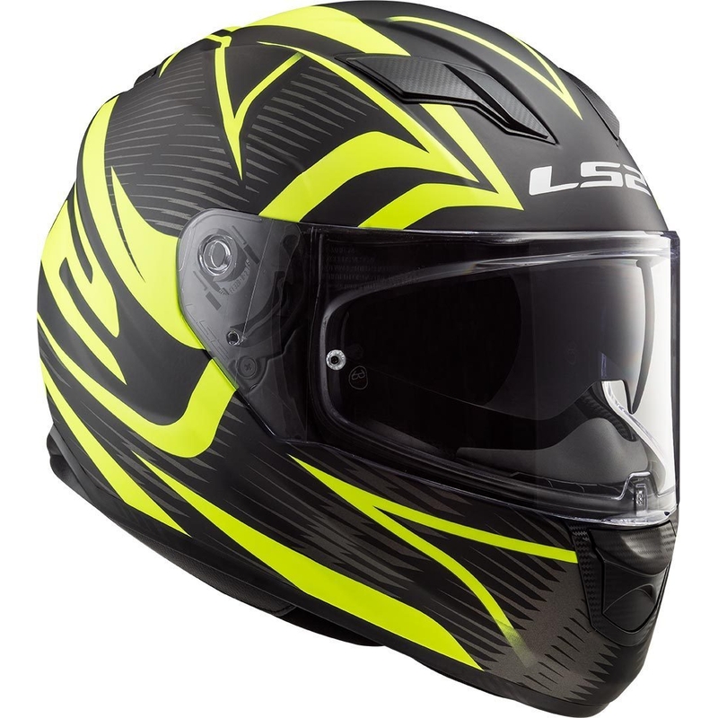 Integrální přilba na motorku LS2 FF320 Stream Evo Jink černo-fluo žlutá