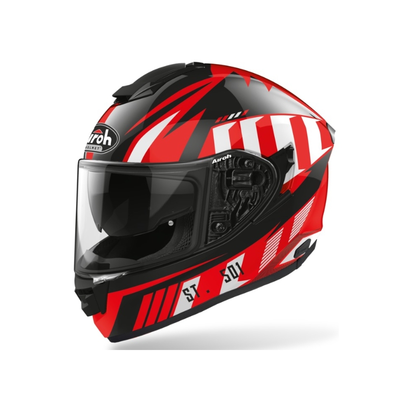 Integrální přilba na motorku Airoh ST 501 Blade černo-bílo-červená výprodej