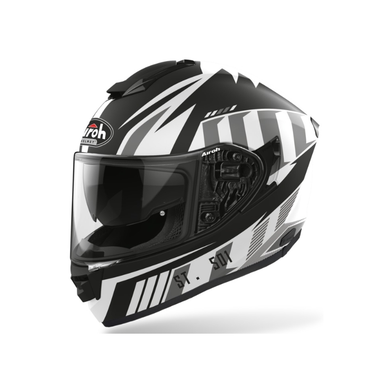 Integrální přilba na motorku Airoh ST 501 Blade černo-bílo-šedá výprodej