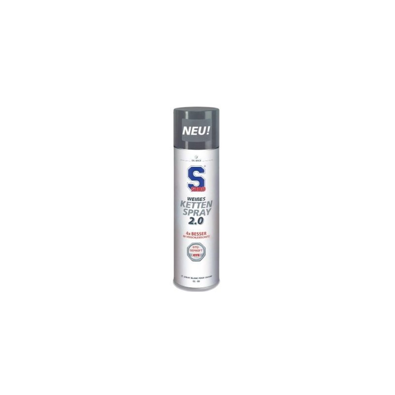 Mazivo na řetězy S100 - White Chain Spray 2.0 400 ml
