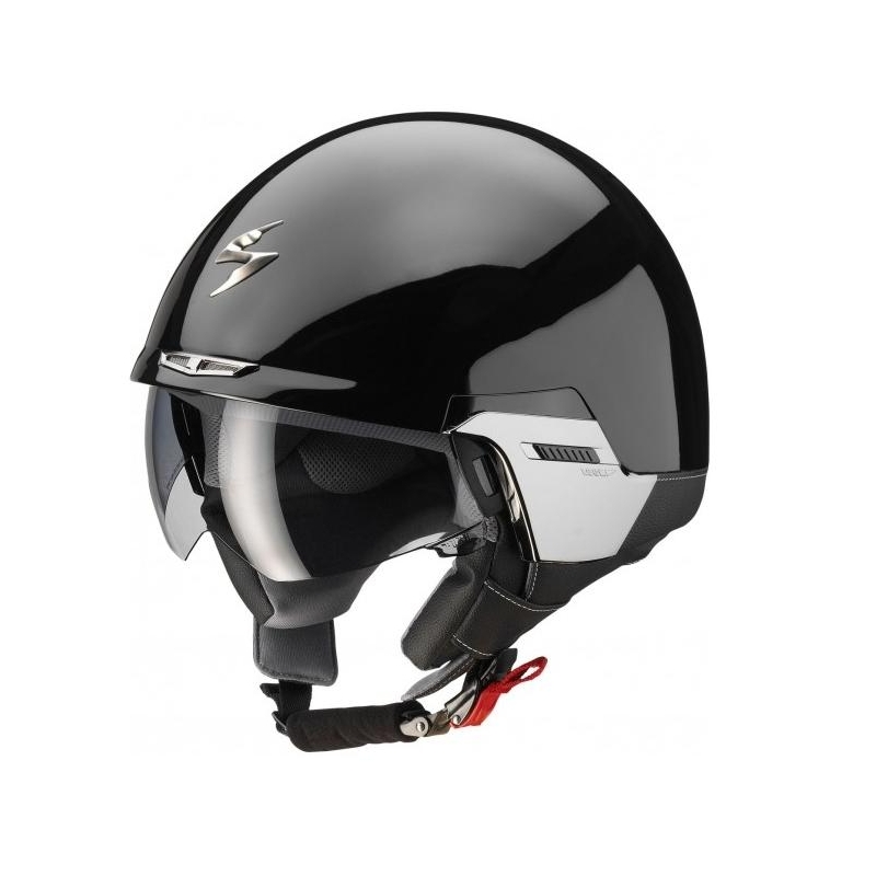 Přilba na motorku Scorpion EXO-100 Padova černá lesklá