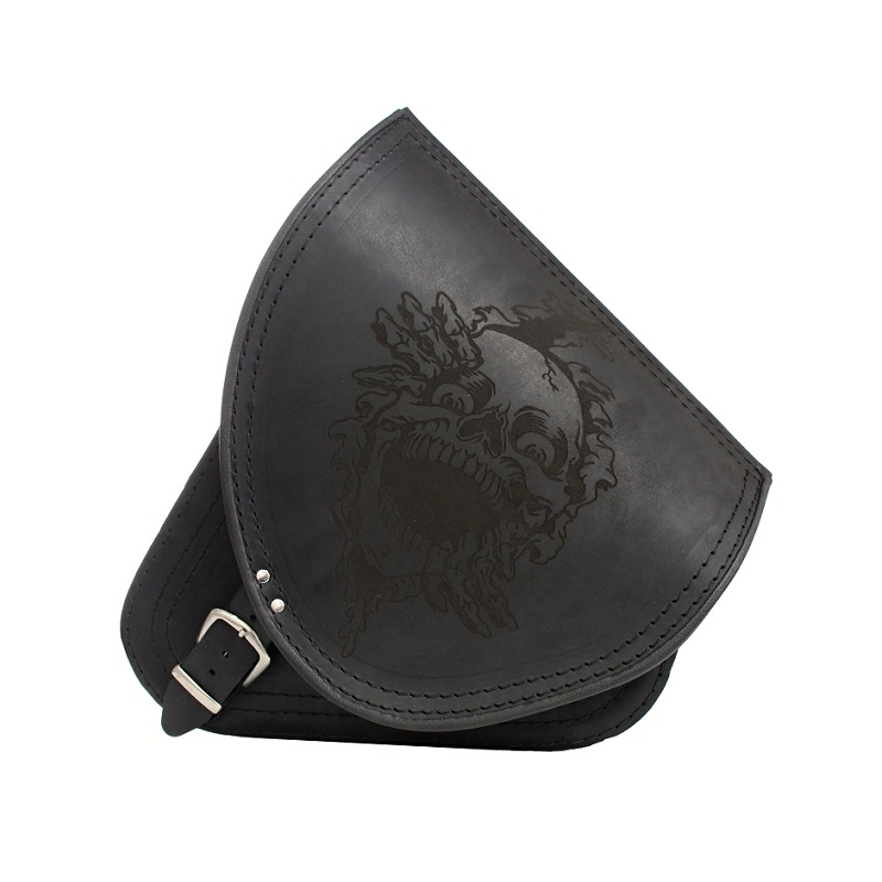 Kožená brašna na motorku HD Softail RSA-54 Černá výprodej