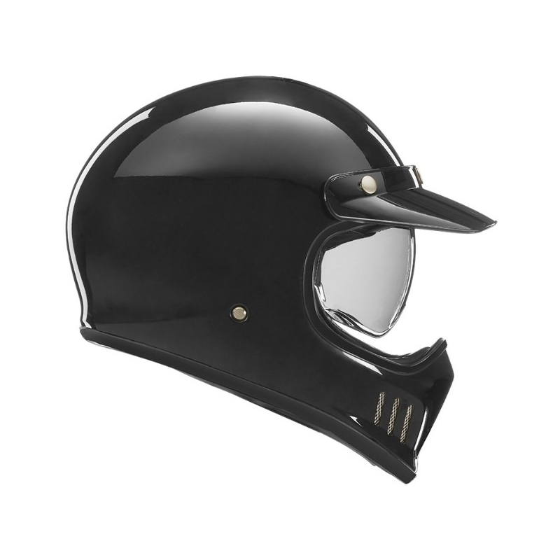 Přilba na motorku NOX PREMIUM Seventy černá lesklá