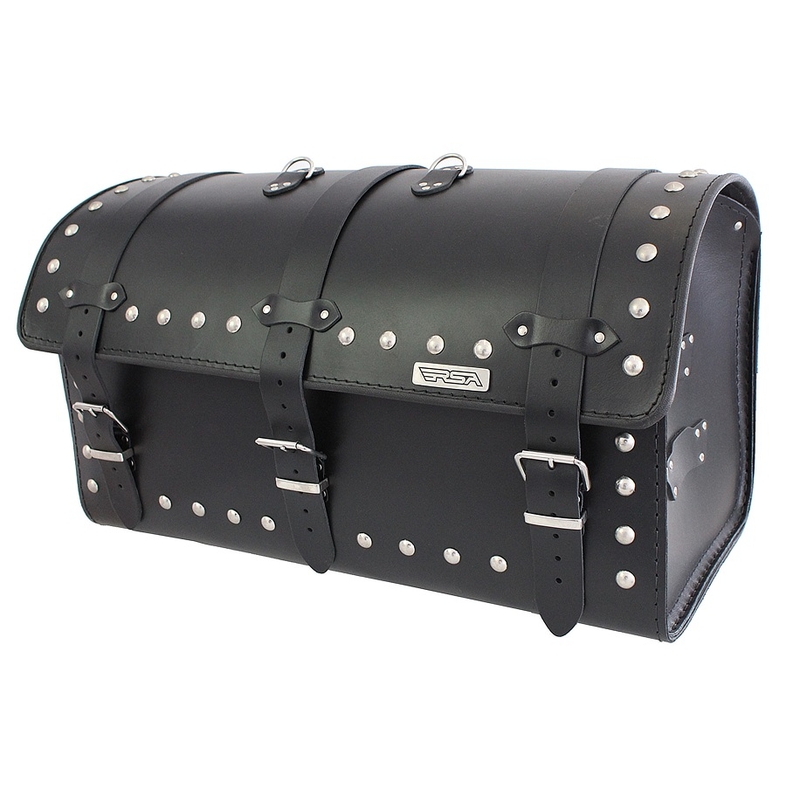 Kožený moto kufr na motorku Chopper RSA-8B