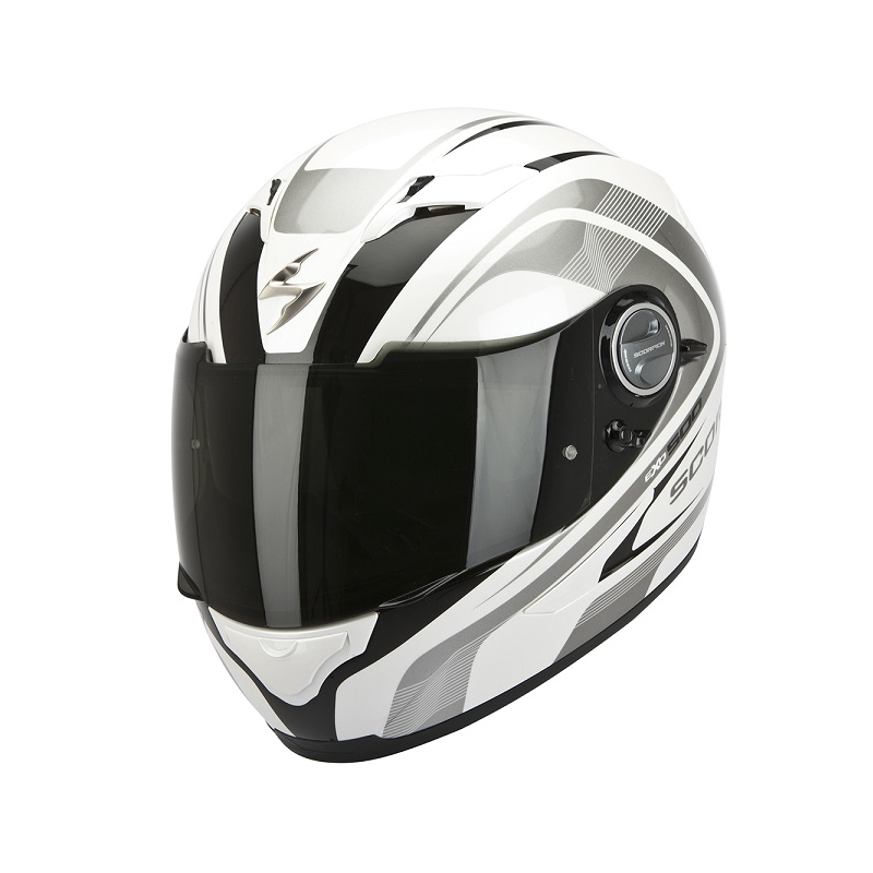 Integrální přilba na moto Scorpion EXO-500 Focus bílo-černá výprodej