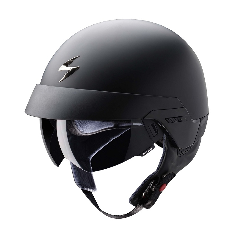 Přilba na moto Scorpion EXO-100 černá matná vypredaj výprodej